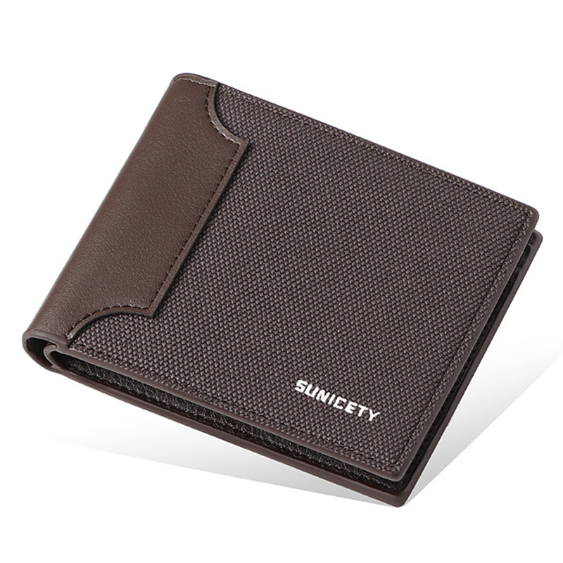 SUNICETY Anti-wear Canvas Wallet RFID Blocking Card Bag Money Cash Coin Storage Pouch for Travel and Daily Use SUNICETY Anti-wear Canvas Wallet RFID Blocking Card Bag Money Cash Coin Storage Pouch for Travel and Daily Use
